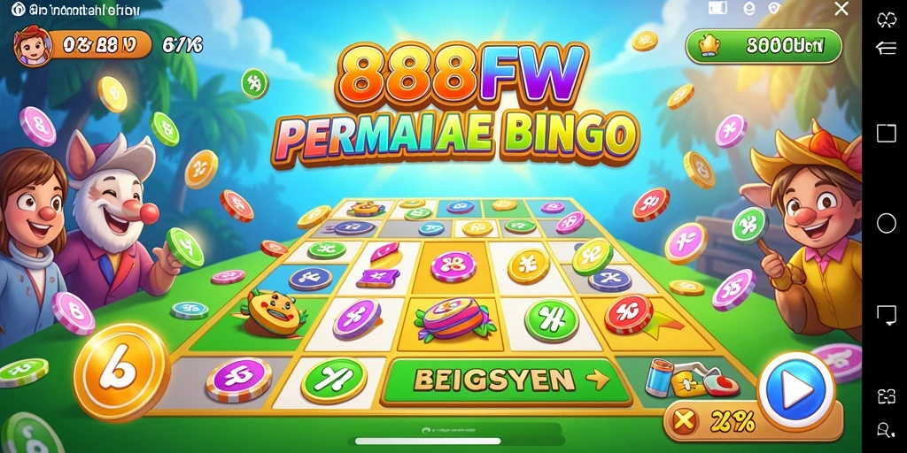 Gameplay Bingo yang seru dan mengasyikkan di 888FW.
