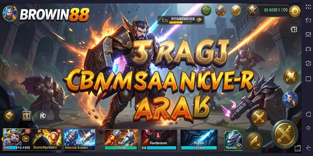 Screenshot menampilkan aksi laga dalam BROWIN88 yang mendebarkan.