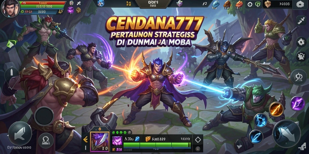 Gameplay seru CENDANA777 dalam pertarungan tim.