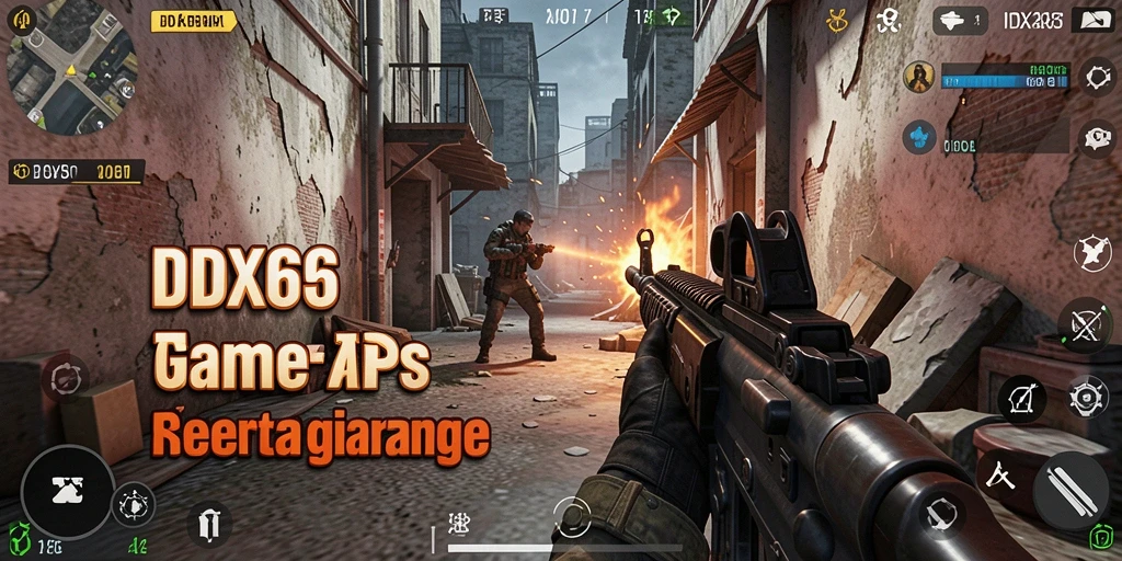 Screenshot gameplay <strong>IDX66</strong> yang menampilkan aksi tembak-menembak yang mendebarkan.