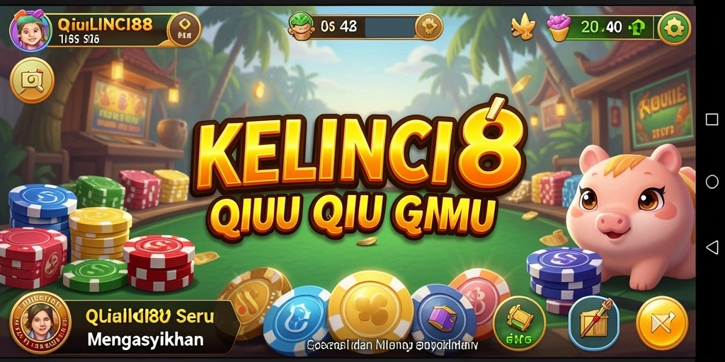 Tampilan gameplay seru di KELINCI88 yang menampilkan suasana pertandingan QiuQiu.