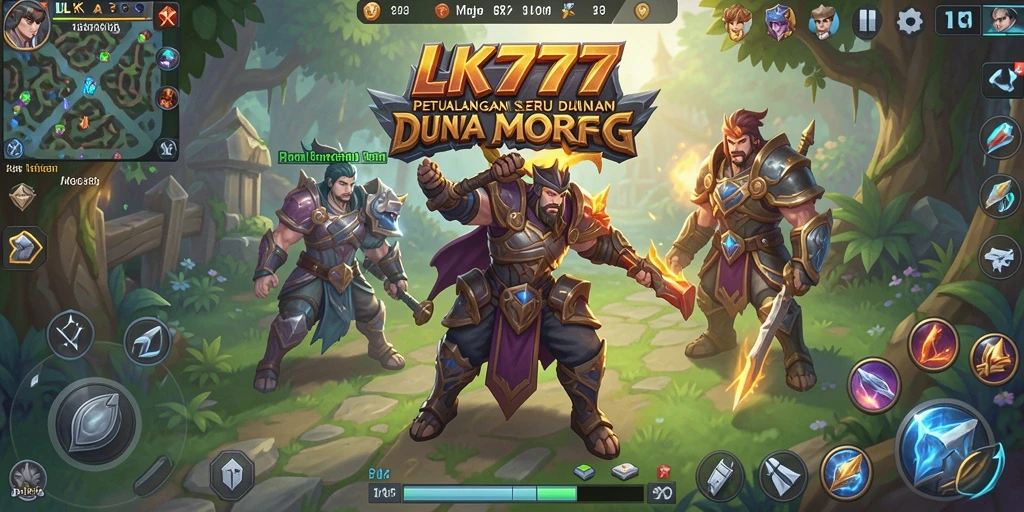Tampilan gameplay LK777 yang epik dalam dunia MMORPG.