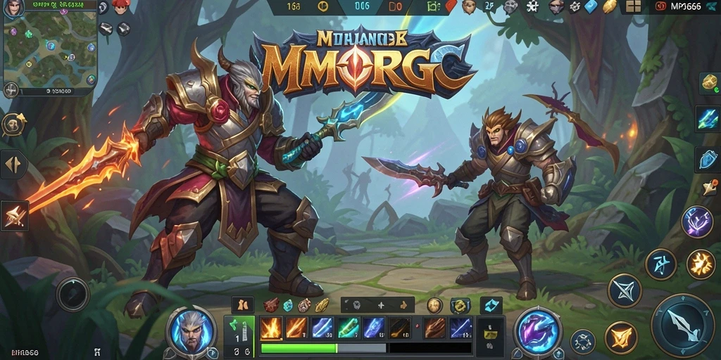 Tampilan gameplay MPO666 yang menarik dalam dunia MMORPG.