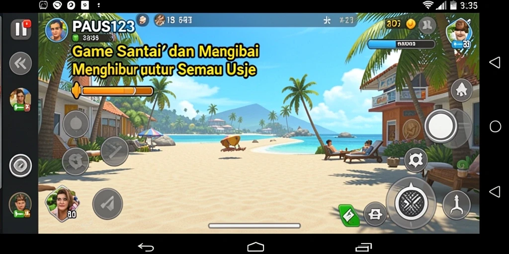 Tampilan gameplay PAUS123 yang seru dan penuh warna.
