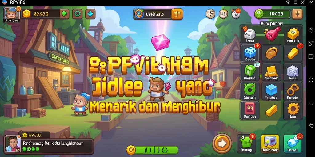 Tampilan menarik gameplay RPVIP6 dalam momen Idle.