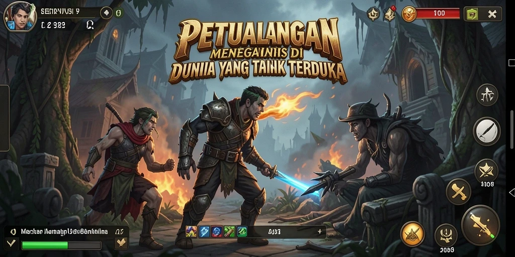 Tampilan gameplay SERURP yang penuh aksi dan tantangan.